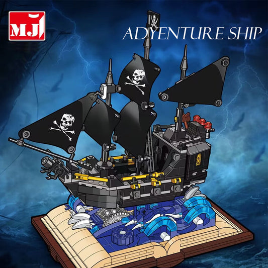 [Sale] MJI 13019 Pirates Adyenture Ship Book Design Movie & Games