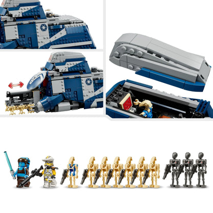Battle of jungle planet Separatist Tank - 75435