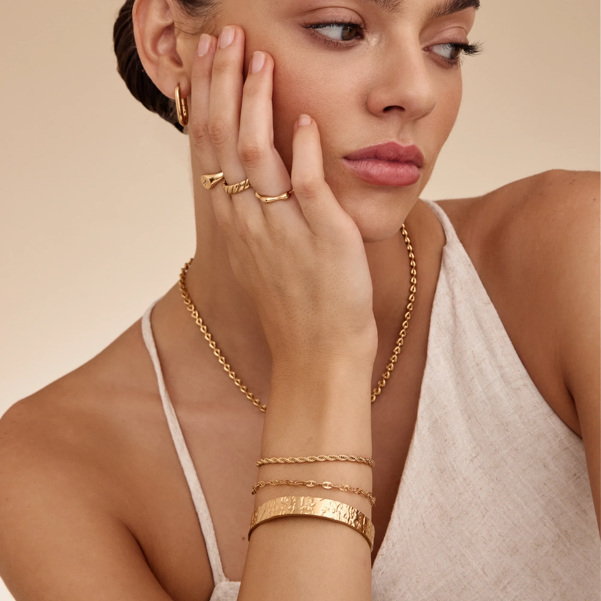 Chunky Textured Cuff bracelet – premarice